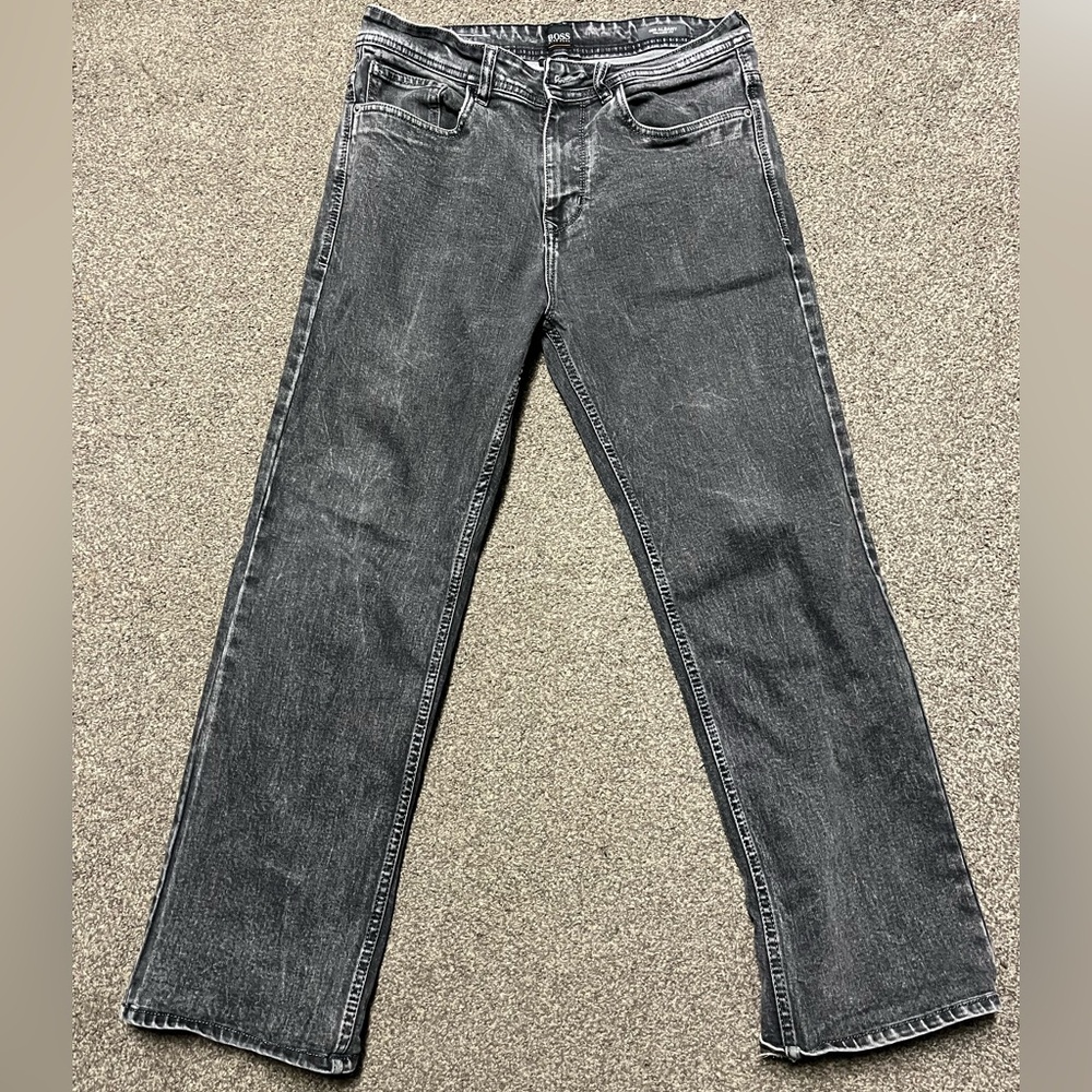 Hugo Boss 050 Albany Relaxed Fit Stretch Denim Jeans
